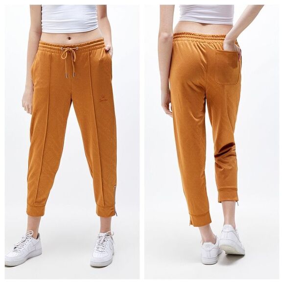 Spalding Unknwn Jaquard Logo Sweatpants Zip Joggers S‎ - Picture 1 of 15